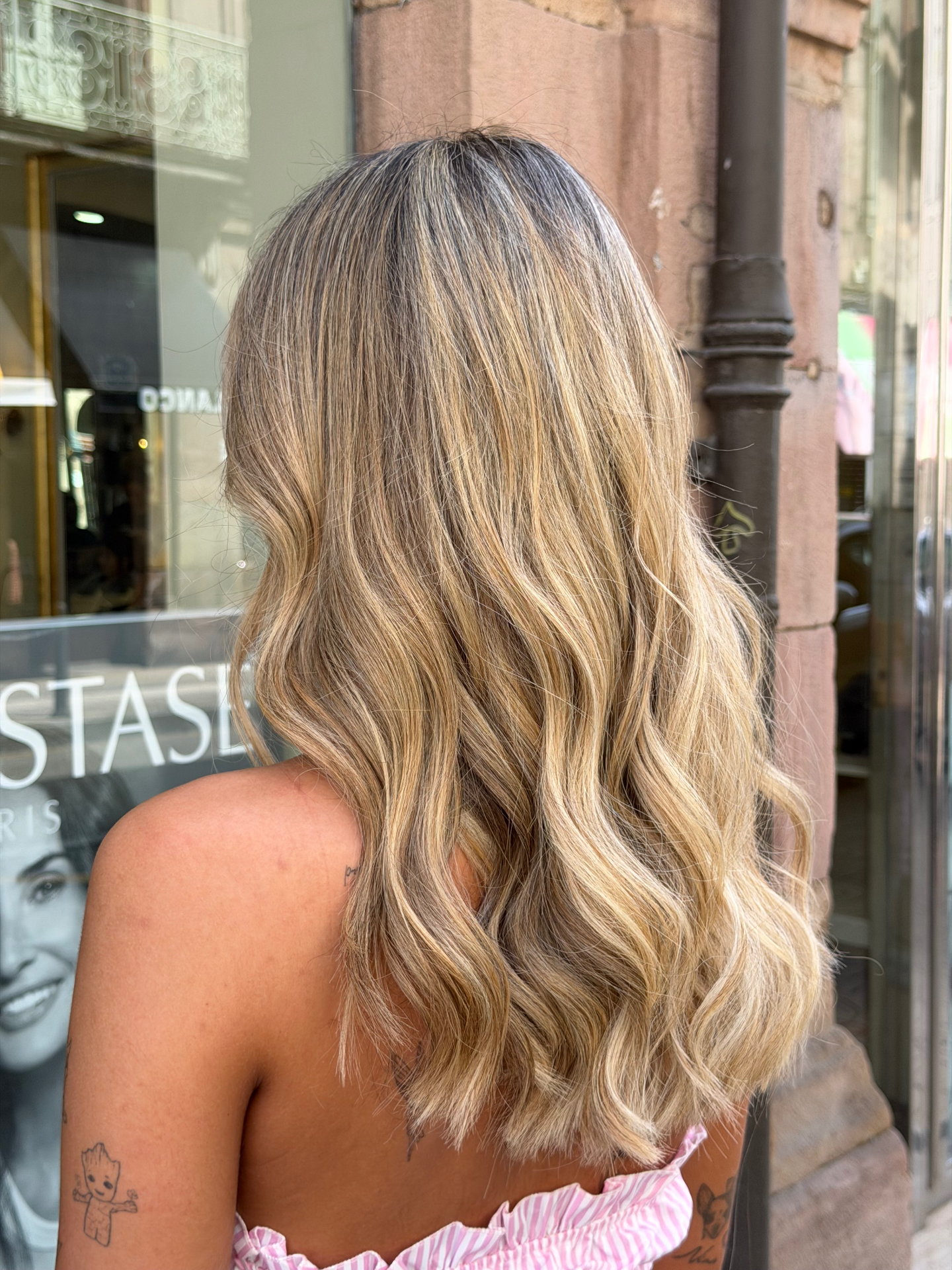 Trabajo de balayage en Peluquería Pedro Collantes